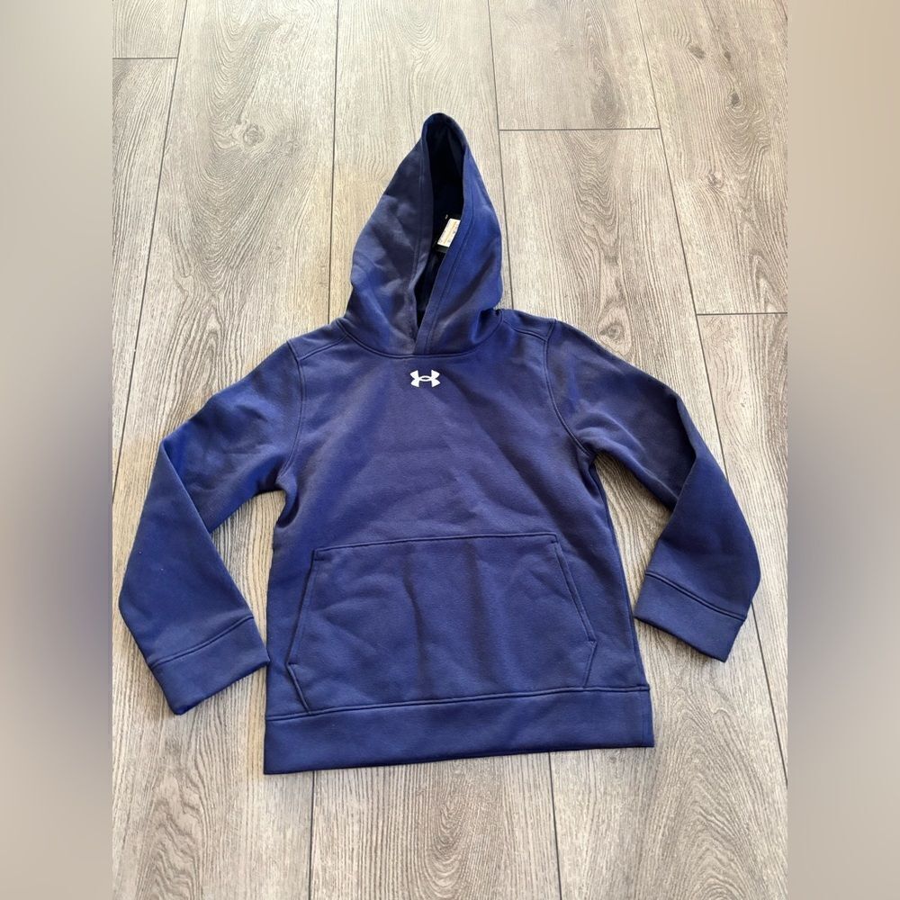 Under armour boys hustle fleece hoody sweater